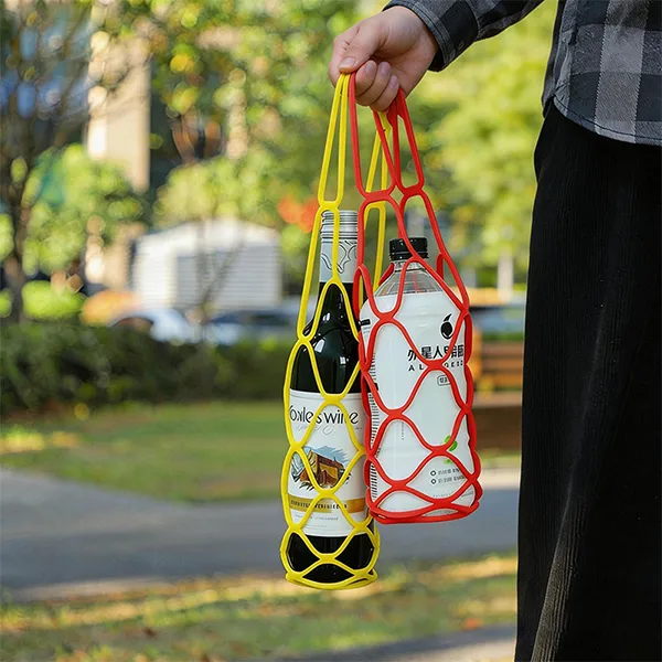 Multi-functional silicone wine handbag