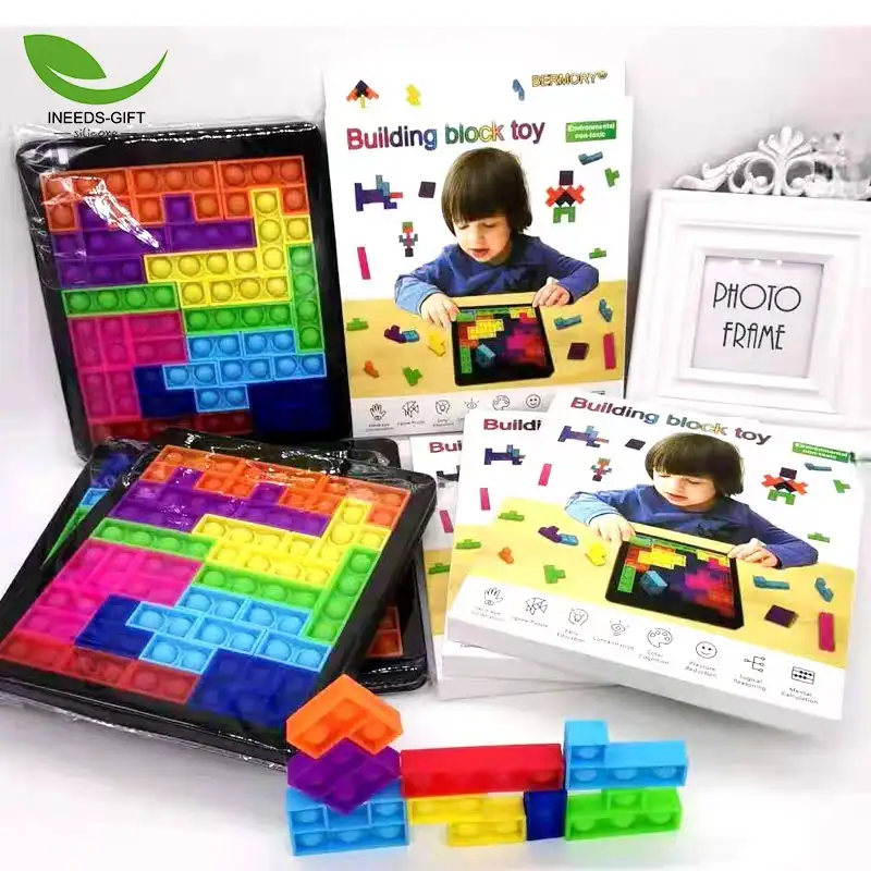 Siliconen puzzelblokken